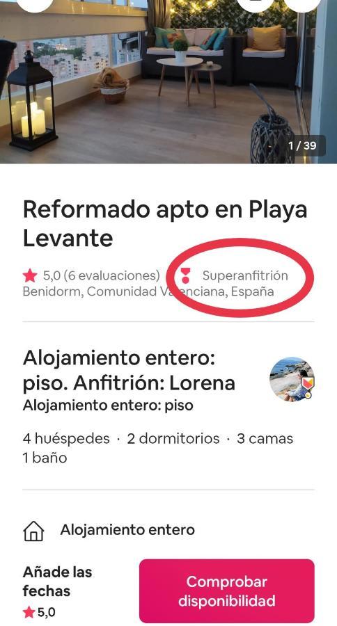 Playa Levante, Recien Reformado Benidorm Kültér fotó